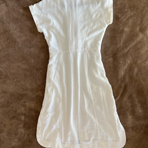 anthropologie maeve white button down dress in size 6 - Picture 9 of 9